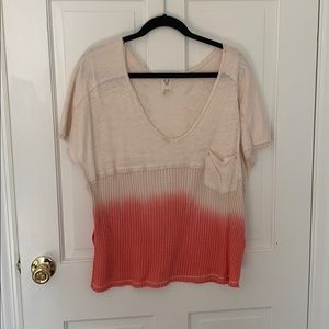 NWOT Free People Tie Dye Tee